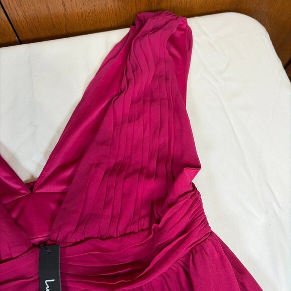 NWT Lulu's Sleeveless Dress Women's 1X Magenta - Picture 3 of 9